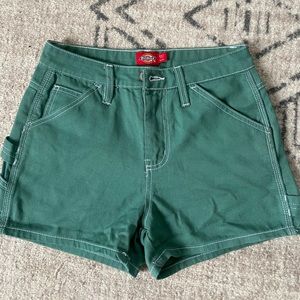 Dickies Green Cargo Shorts